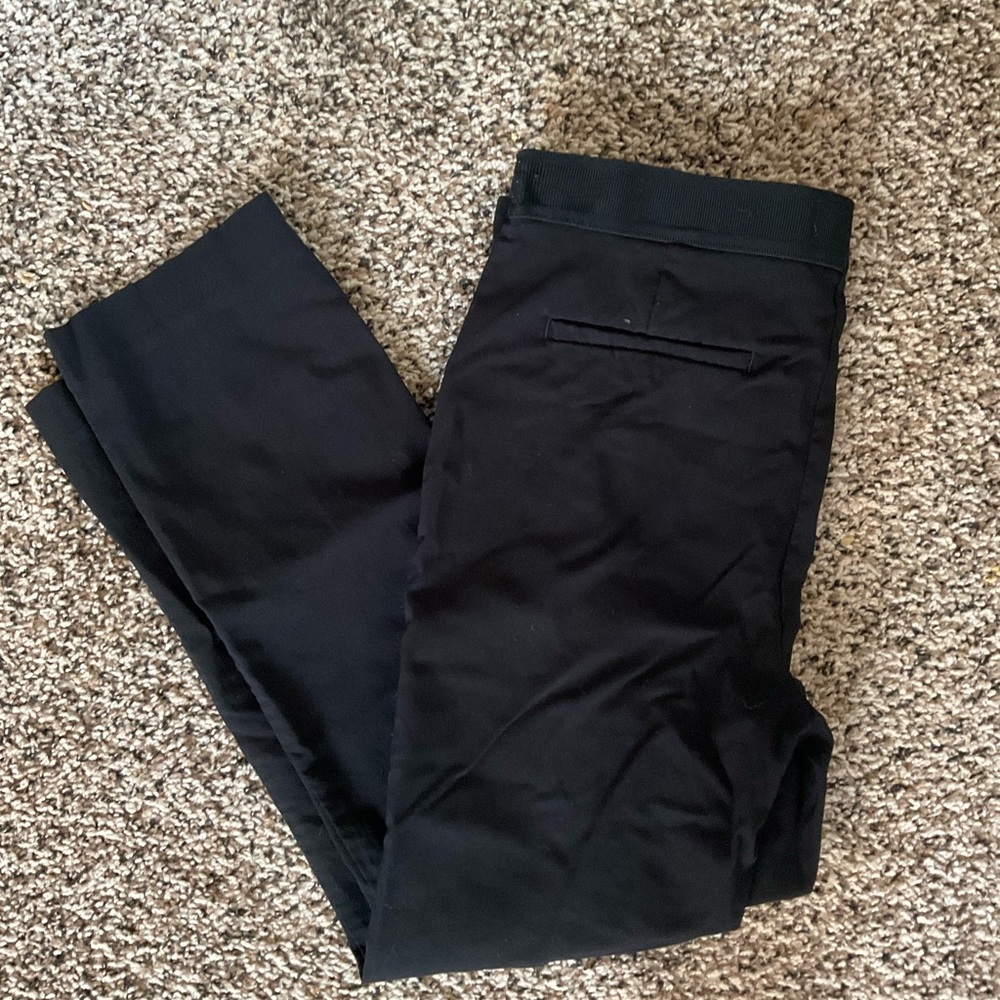 Black ankle pants